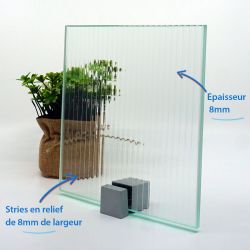 Verre strié raywall