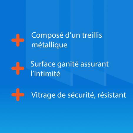 Avantages du verre imprimé armé maille