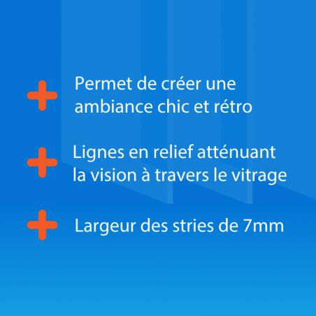 Avantages du verre strié raywall